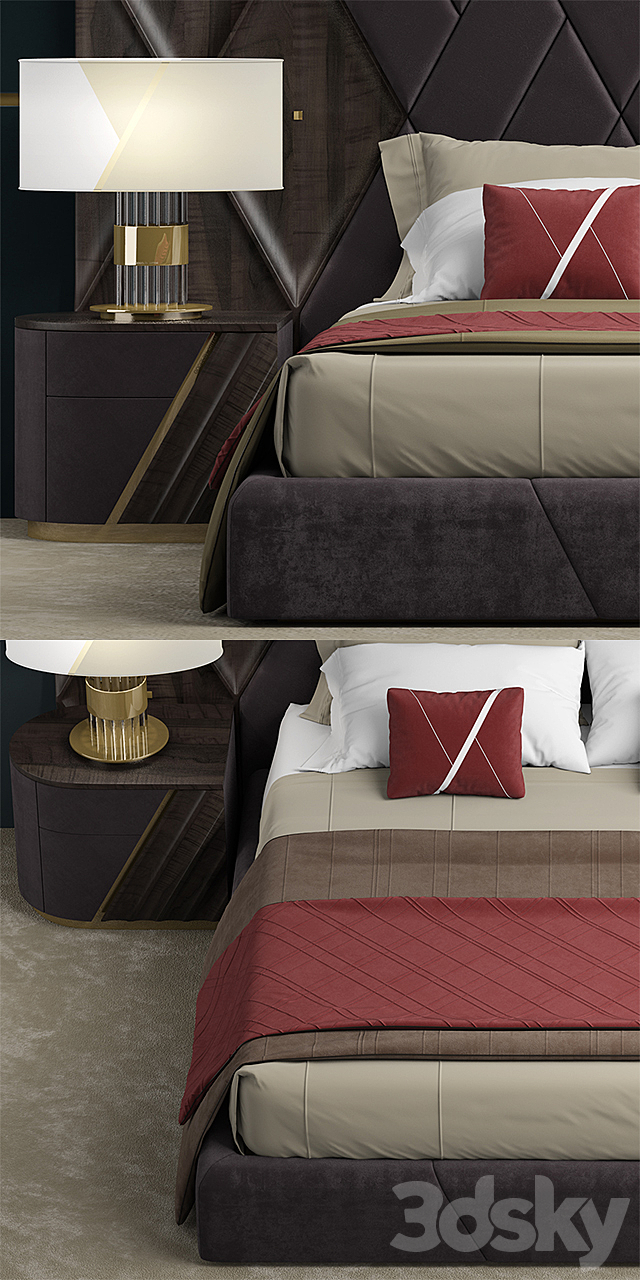 Bed2020 3DS Max Model - thumbnail 2