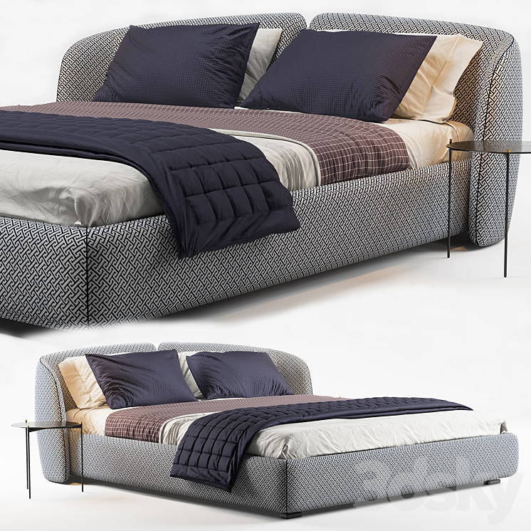 Bed_05 3DS Max Model - thumbnail 1