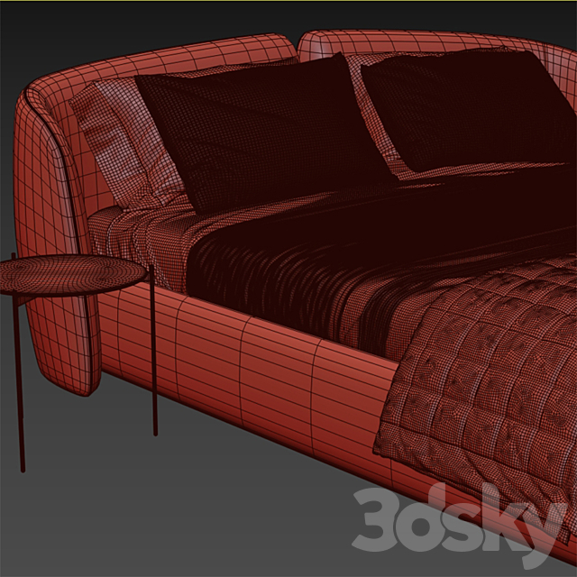 Bed_05 3DSMax File - thumbnail 5