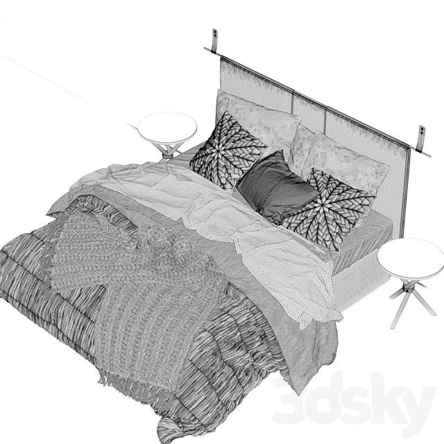 Bed_Accesories_3 3DS Max Model - thumbnail 3