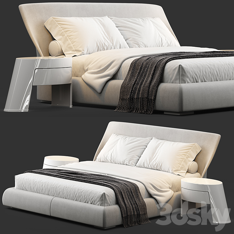 Bed_Giorgetti_Altea 3DS Max Model - thumbnail 1