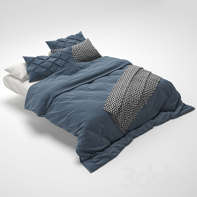 Bedclothes 2 3DSMax File - thumbnail 1