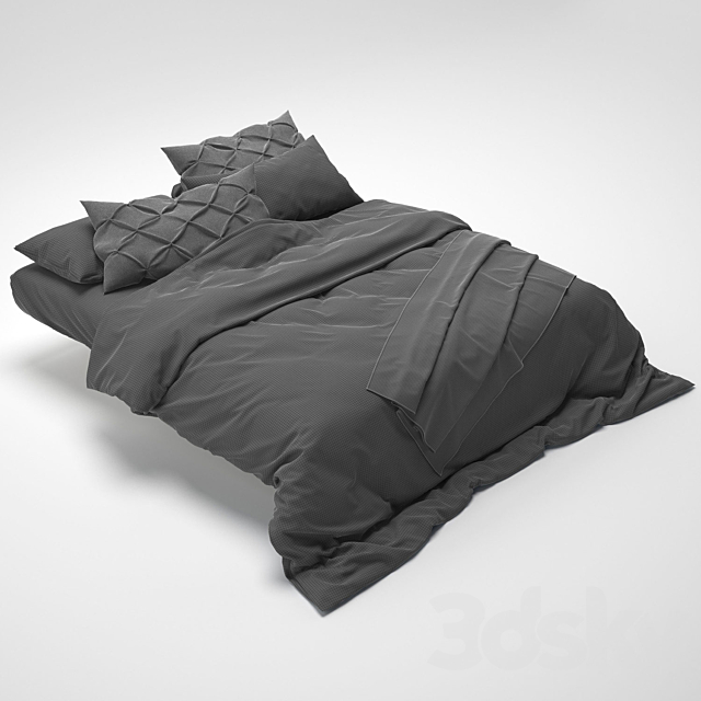 Bedclothes 2 3DSMax File - thumbnail 3