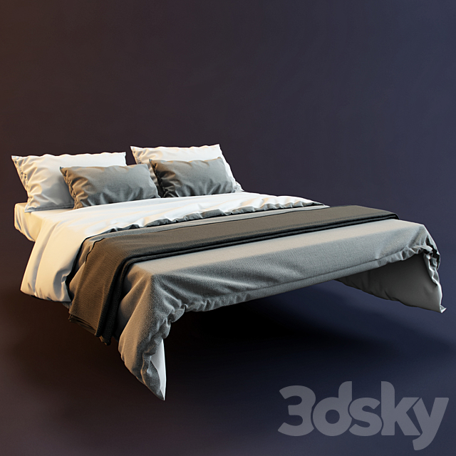 Bedclothes 3DS Max Model - thumbnail 1