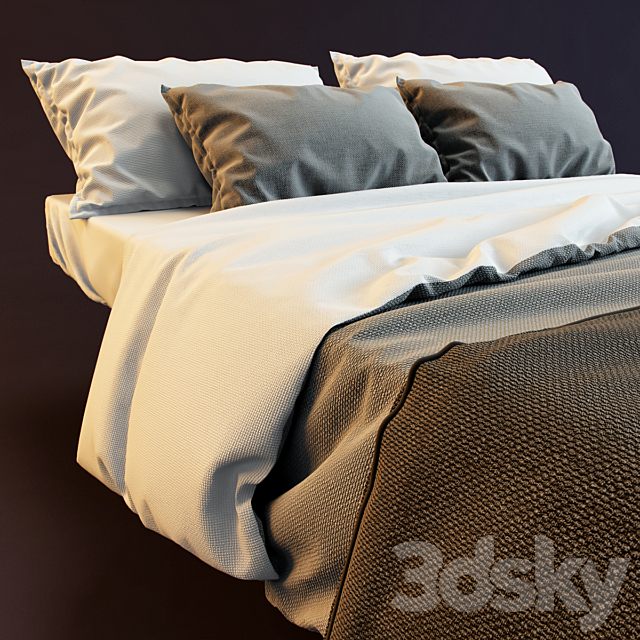 Bedclothes 3DS Max Model - thumbnail 2