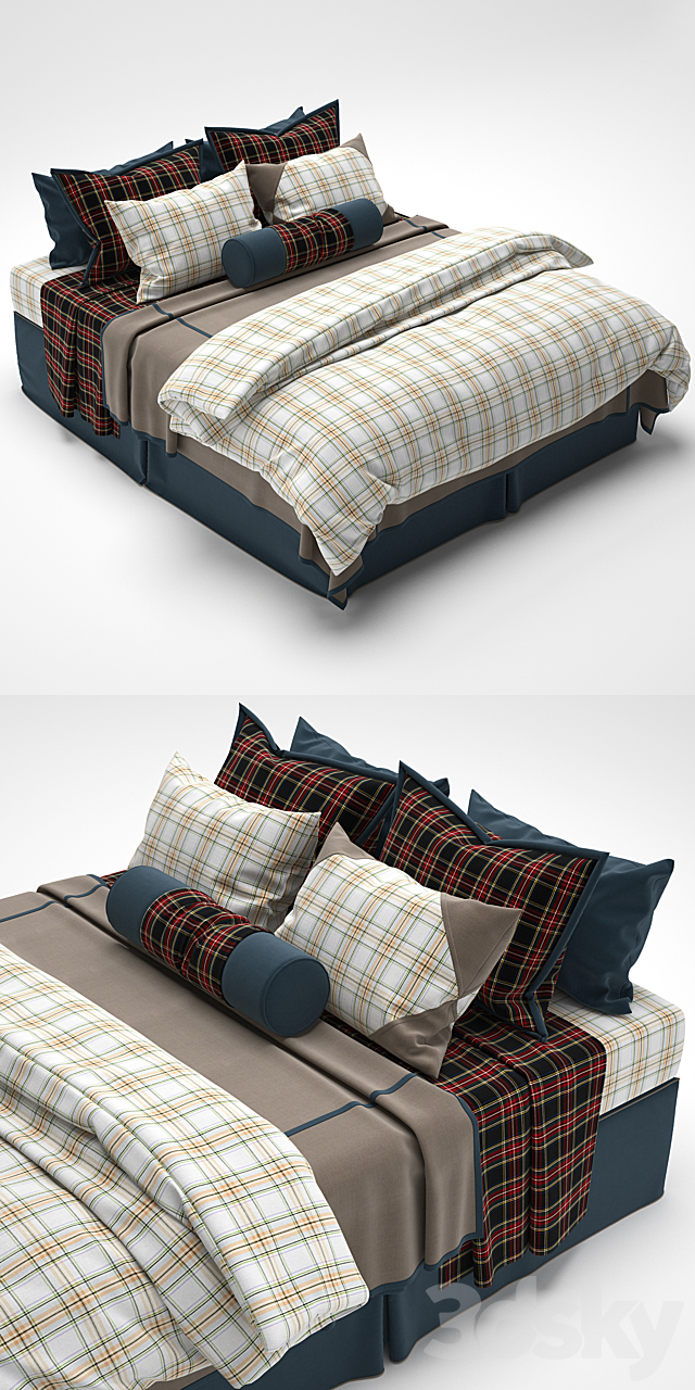 Bedclothes_1 3DS Max Model - thumbnail 2