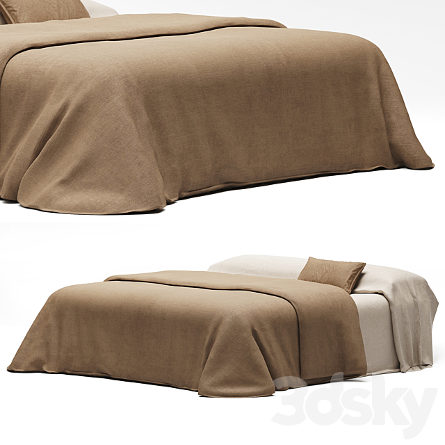 bedding by zara home 3DSMax File - thumbnail 2