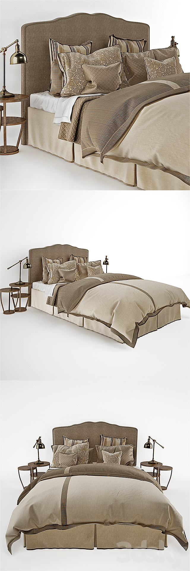 Bedding set 1 3DSMax File - thumbnail 1