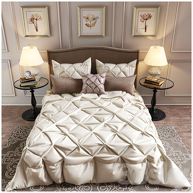 Bedding Set Madison Park Lafayette 3DSMax File - thumbnail 1