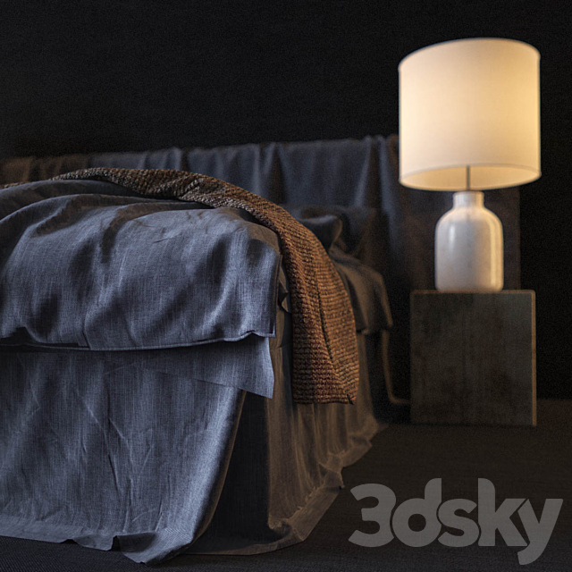 Bedroom accessories 3DSMax File - thumbnail 2