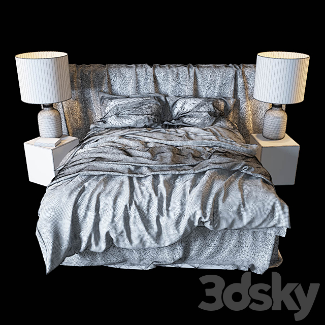 Bedroom accessories 3DSMax File - thumbnail 3