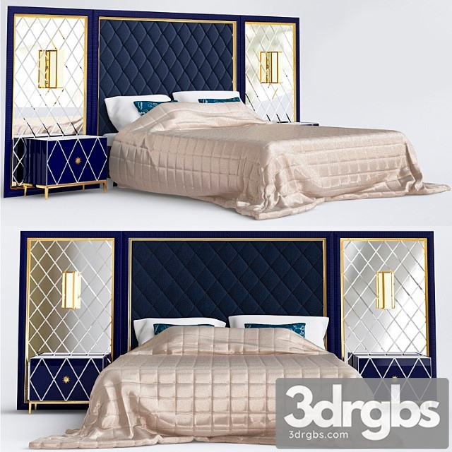 Bedroom – cavio casa 2 3dsmax Download - thumbnail 1