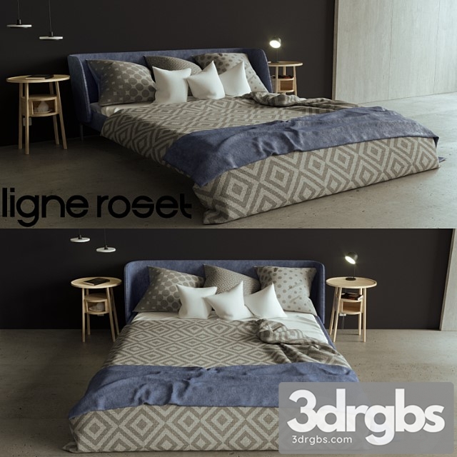 Bedroom Ligne Roset 3dsmax Download - thumbnail 1