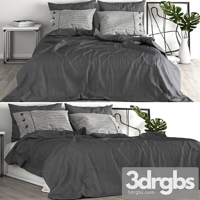 Bedroom set 14 2 3dsmax Download - thumbnail 1