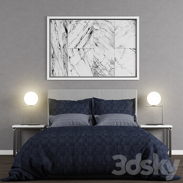 Bedroom set 5 3DSMax File - thumbnail 1