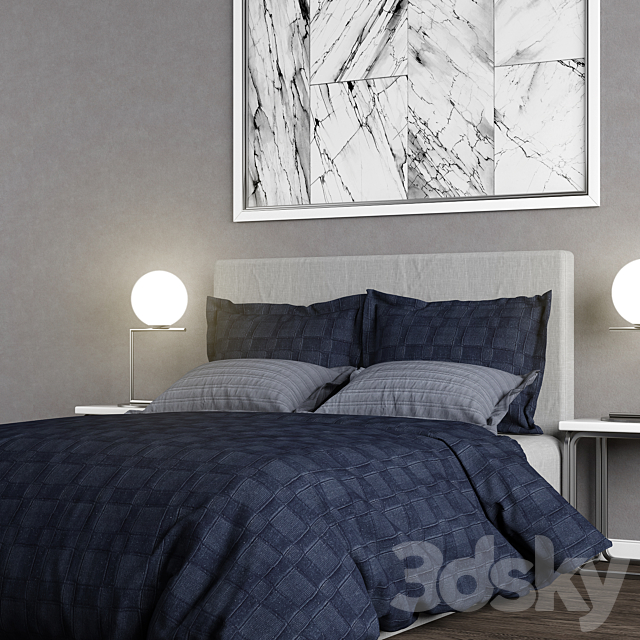 Bedroom set 5 3DSMax File - thumbnail 2