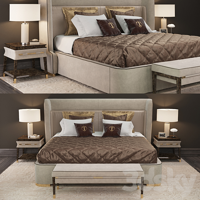 Bedroom set_Turri 3DSMax File - thumbnail 1