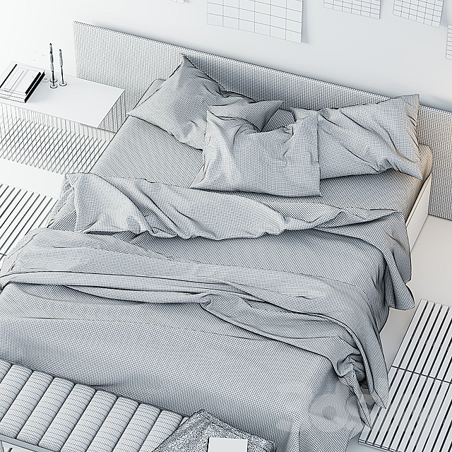 BEDSET # 1 3DSMax File - thumbnail 3