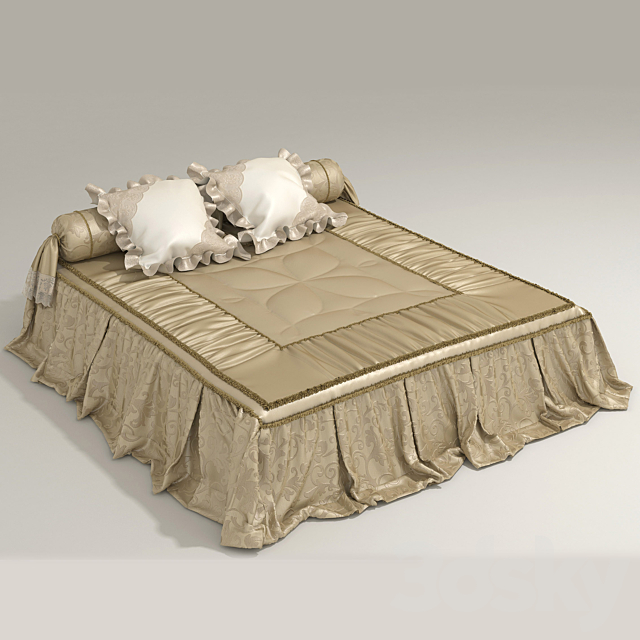 Bedspread classic. 3DSMax File - thumbnail 1