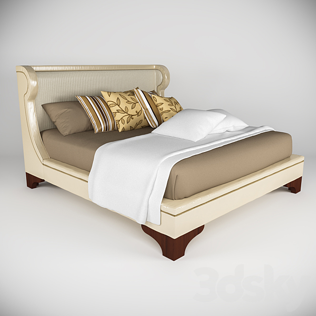 BELLAGIO letto 3DSMax File - thumbnail 1