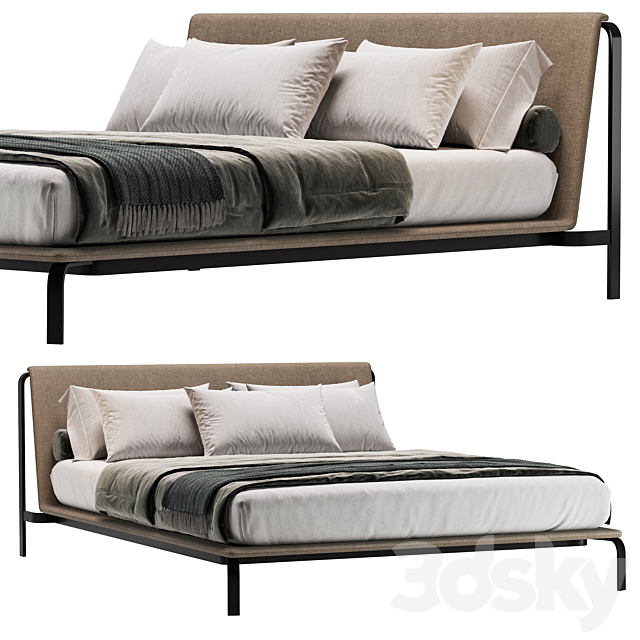 Bend bed 3DSMax File - thumbnail 2