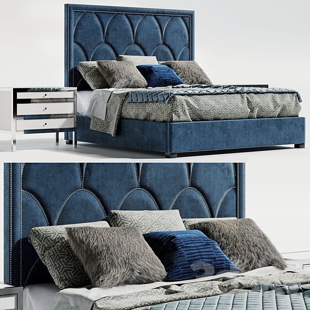 Bernhardt regan bed 3DSMax File - thumbnail 1