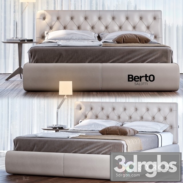 Berto Tribeca Bed 3dsmax Download - thumbnail 1