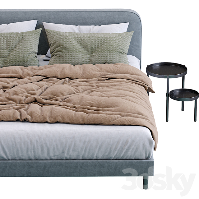 Besley Bed By Made 3DS Max Model - thumbnail 3