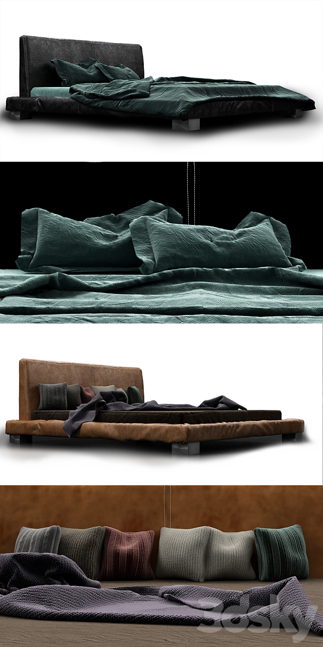 Bill Bed | Baxter 3DSMax File - thumbnail 2