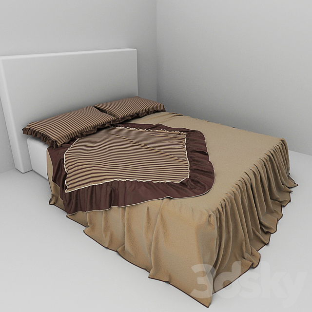 Blankets and pillows 3DSMax File - thumbnail 1