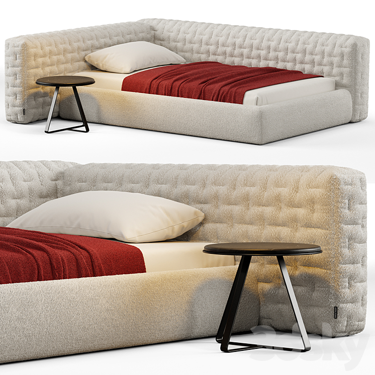 Boca Foo-Five Mini bed 3DS Max Model - thumbnail 1