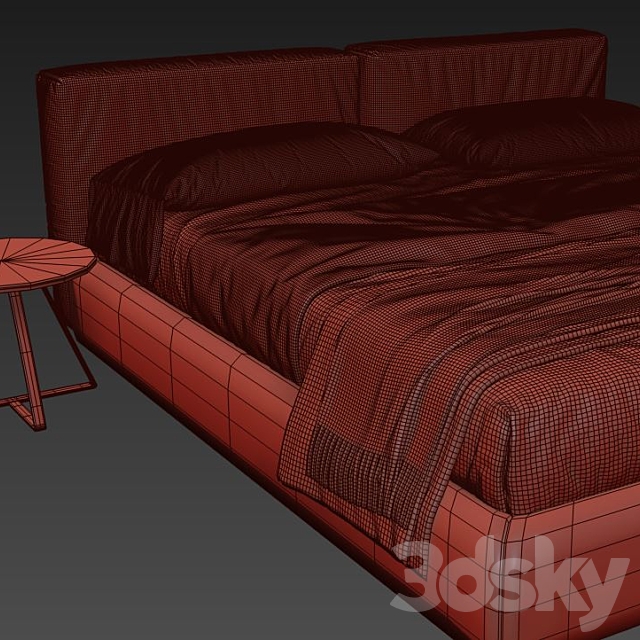 Boca lomo bed 3DSMax File - thumbnail 5