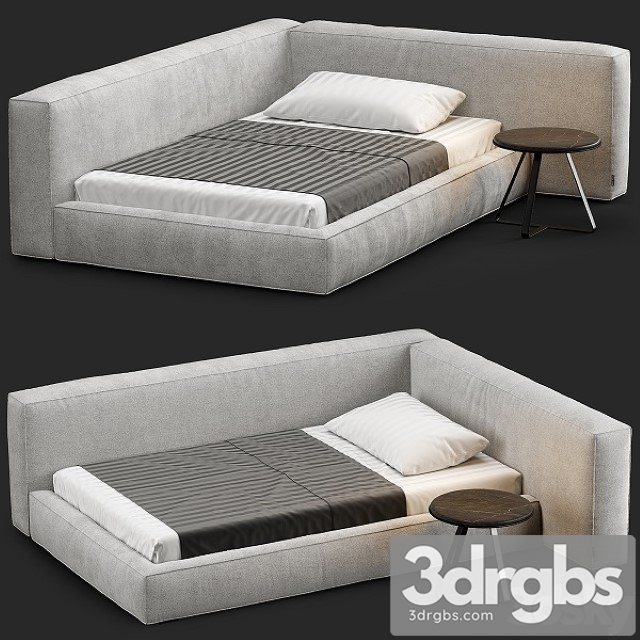 Boca Mini Bed 3dsmax Download - thumbnail 1