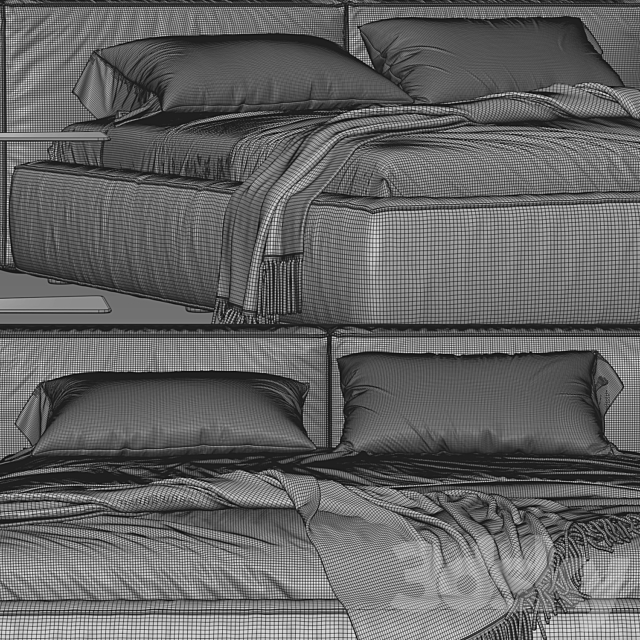 Boca navi bed 3DS Max Model - thumbnail 4