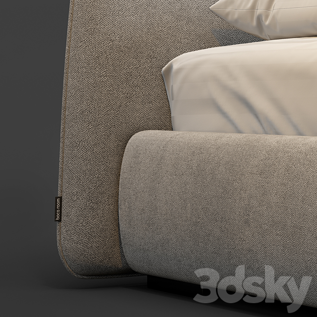 Boca slim bed 3DSMax File - thumbnail 2