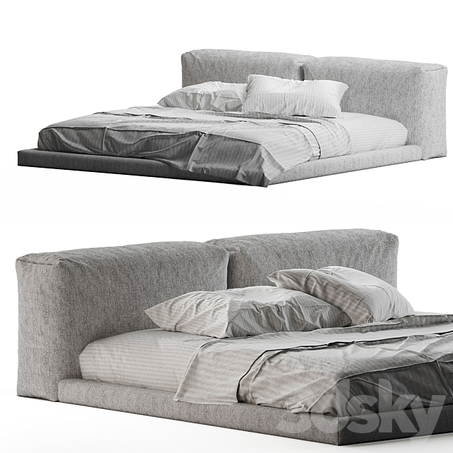 boca soft bed 1 3DSMax File - thumbnail 1