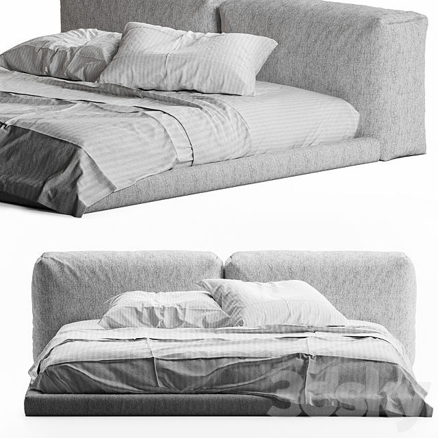 boca soft bed 1 3DSMax File - thumbnail 2