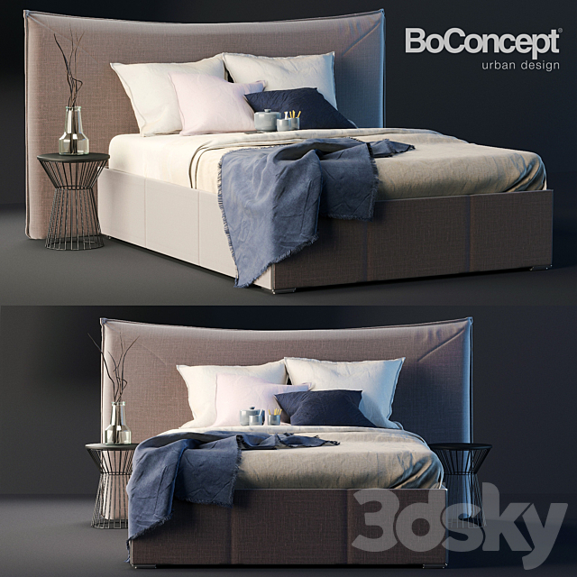 BoConcept a Gent bed 3DSMax File - thumbnail 1