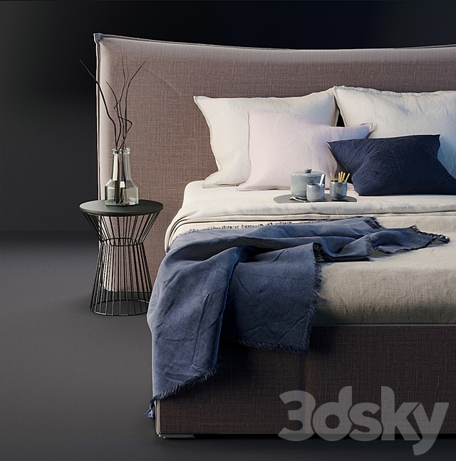 BoConcept a Gent bed 3DSMax File - thumbnail 2