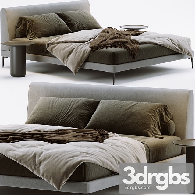 Boconcept Arlington Bed 3 3dsmax Download - thumbnail 1