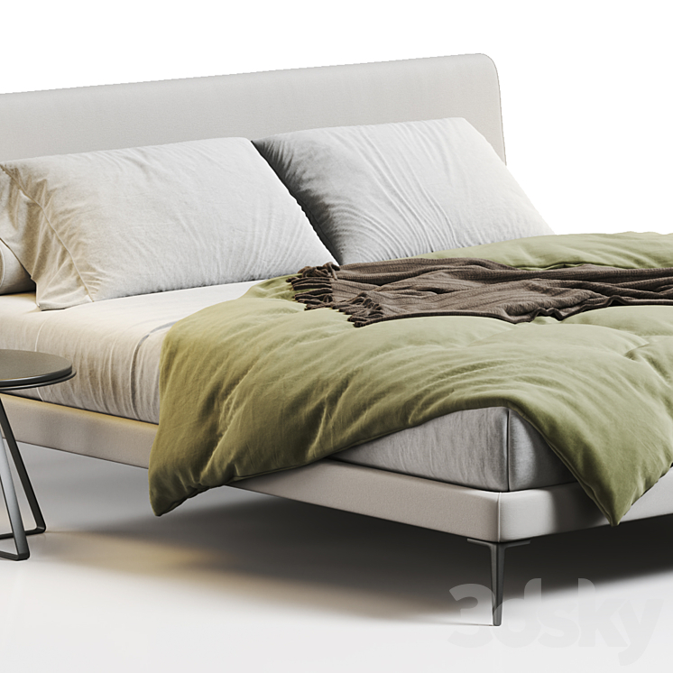 BoConcept Arlington Bed 3DS Max Model - thumbnail 2