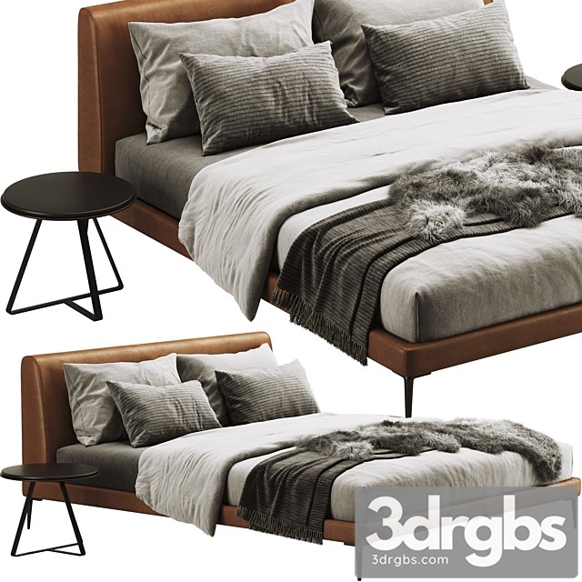 Boconcept Arlington Bed 3dsmax Download - thumbnail 1