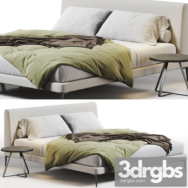 Boconcept Arlington Bed 5 3dsmax Download - thumbnail 1