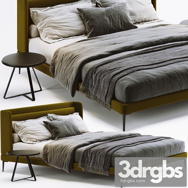 Boconcept austin bed 2 3dsmax Download - thumbnail 1