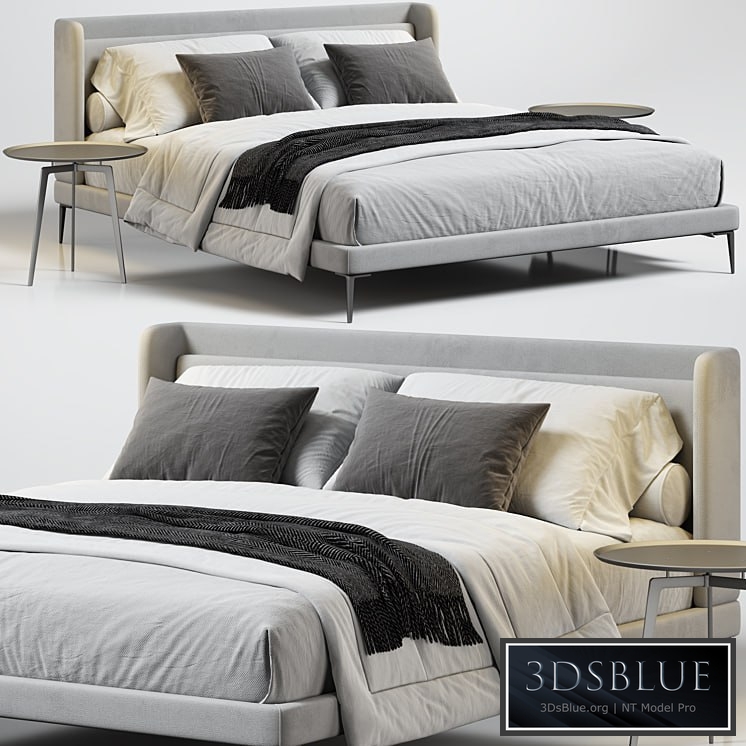 BoConcept Austin Bed 3DS Max - thumbnail 3