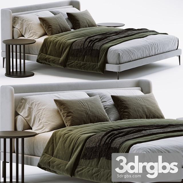 Boconcept Austin Bed 3dsmax Download - thumbnail 1