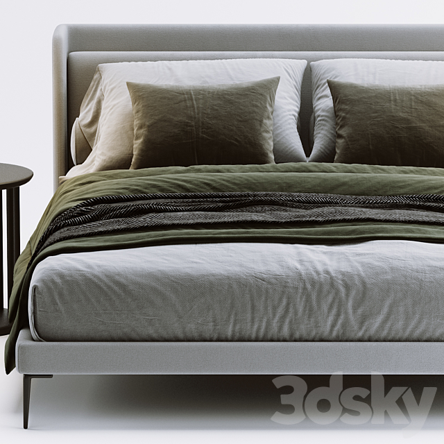 Boconcept austin bed 3DSMax File - thumbnail 2