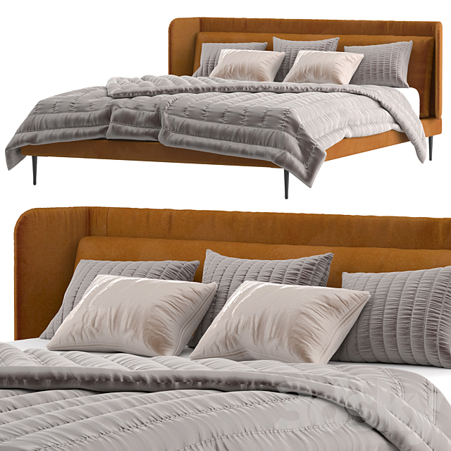 Boconcept-austin bed 3DSMax File - thumbnail 2