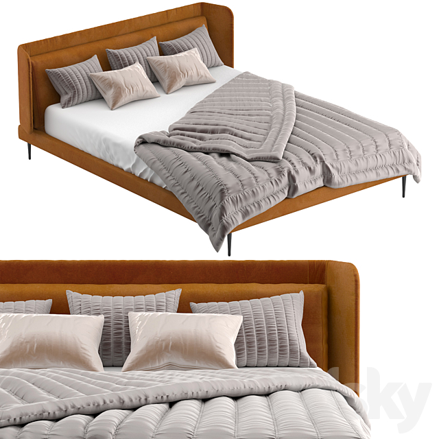 Boconcept-austin bed 3DSMax File - thumbnail 4