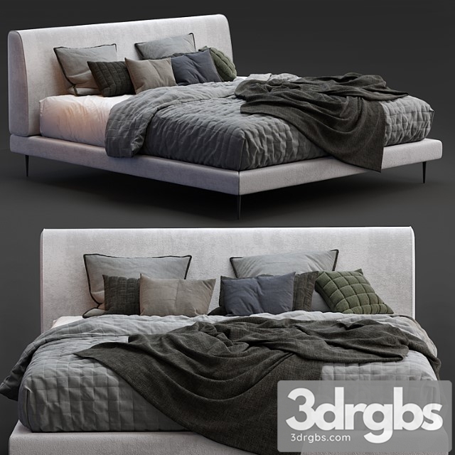 Boconcept bed arlington 2 3dsmax Download - thumbnail 1